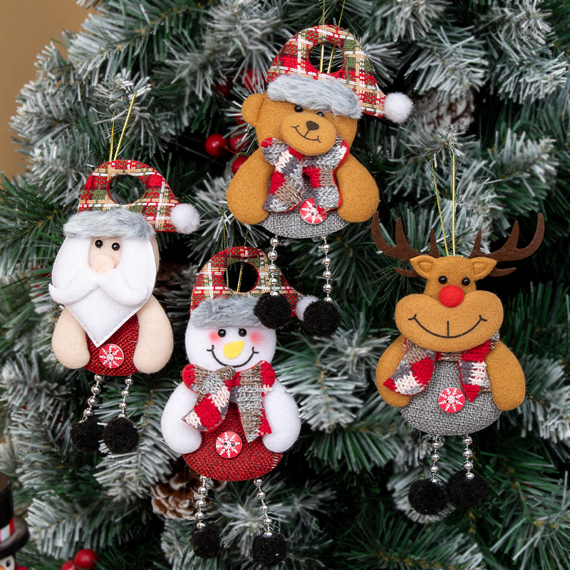 Decorative items for elderly people, snowmen, reindeer ornaments, Christmas tree accessories — image 3