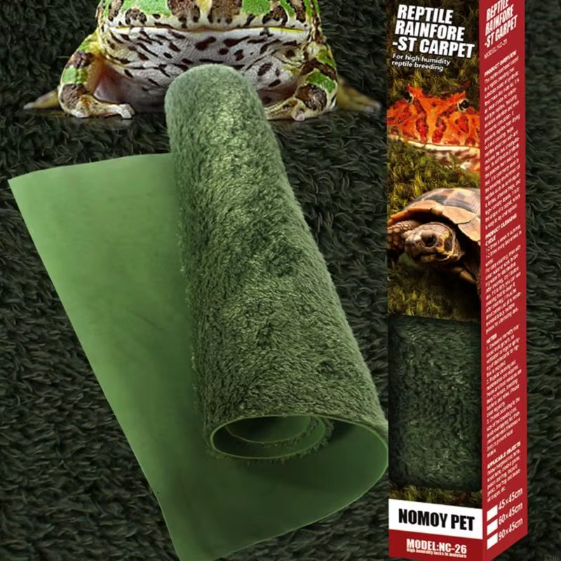 Customizable Size Fiber Mat for Reptiles Habitats Terrarium Substrate Liner Reptiles Tanks Bedding Mat Liner KXRE — image 5