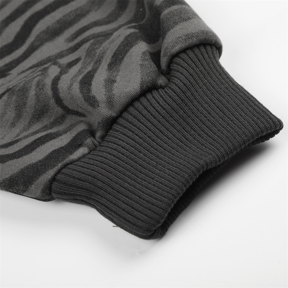Zebra print hooded sweatshirt — image 5