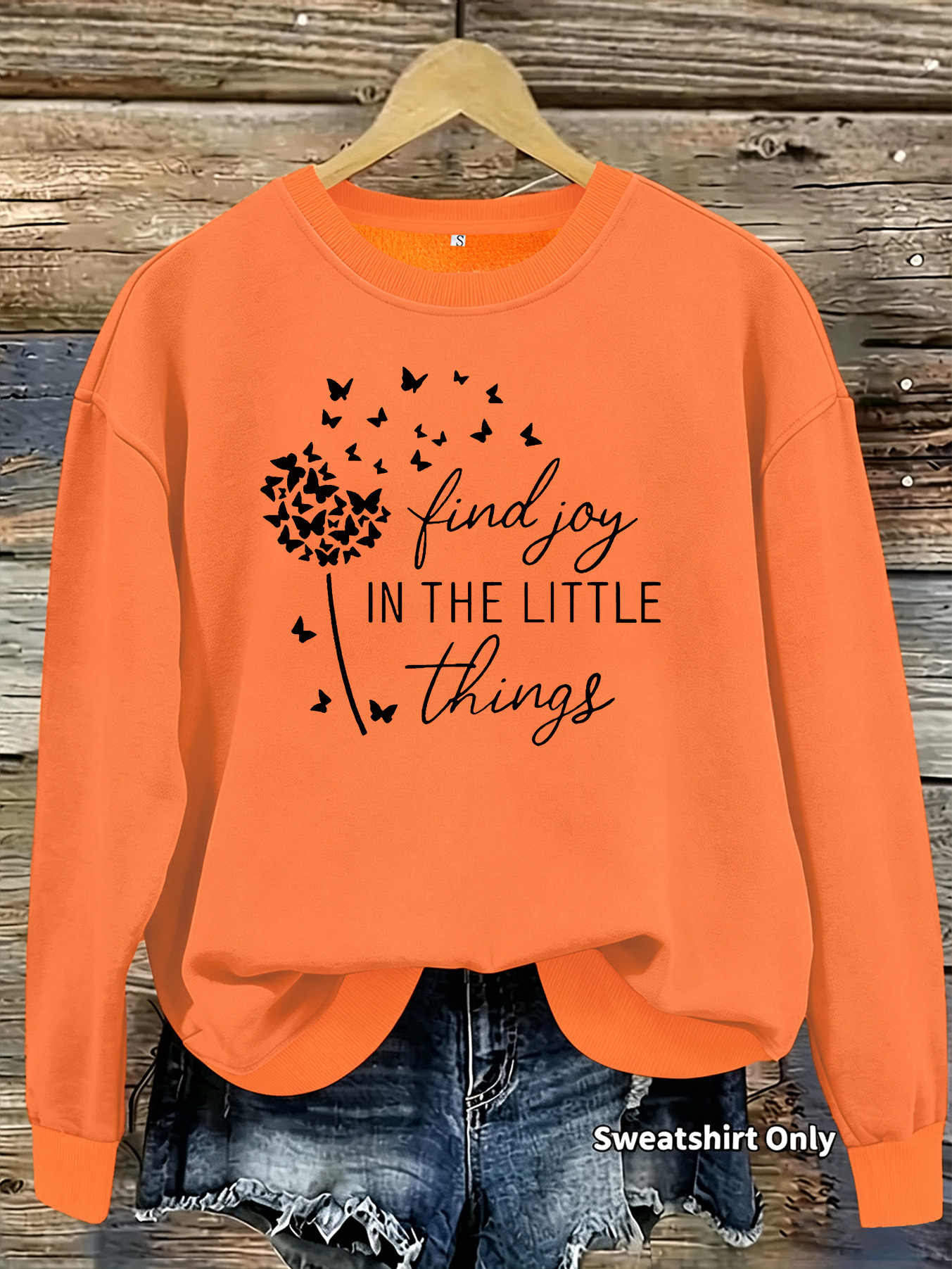 Butterfly dandelion printed hoodie — image 12