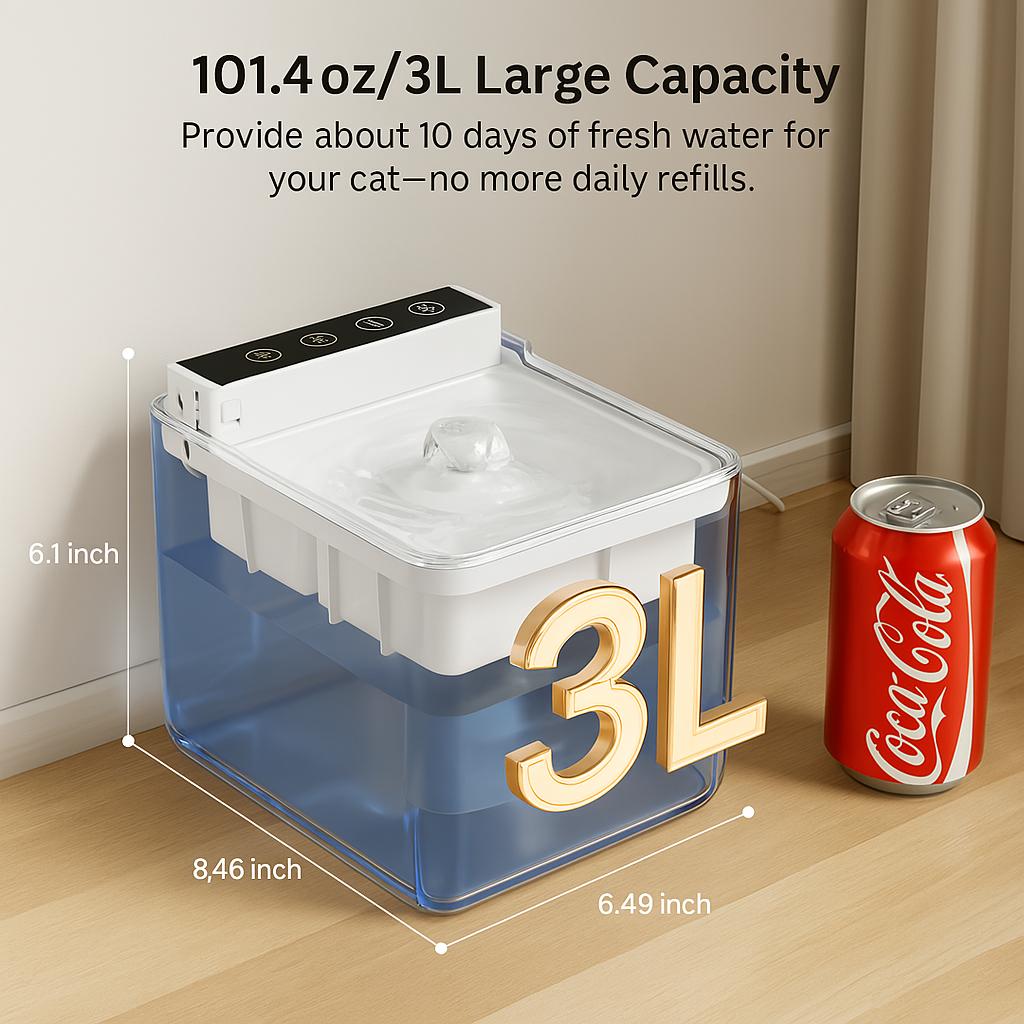 Filtro de Agua Automático para Perros con Función de Sensado Automático — imagen 3