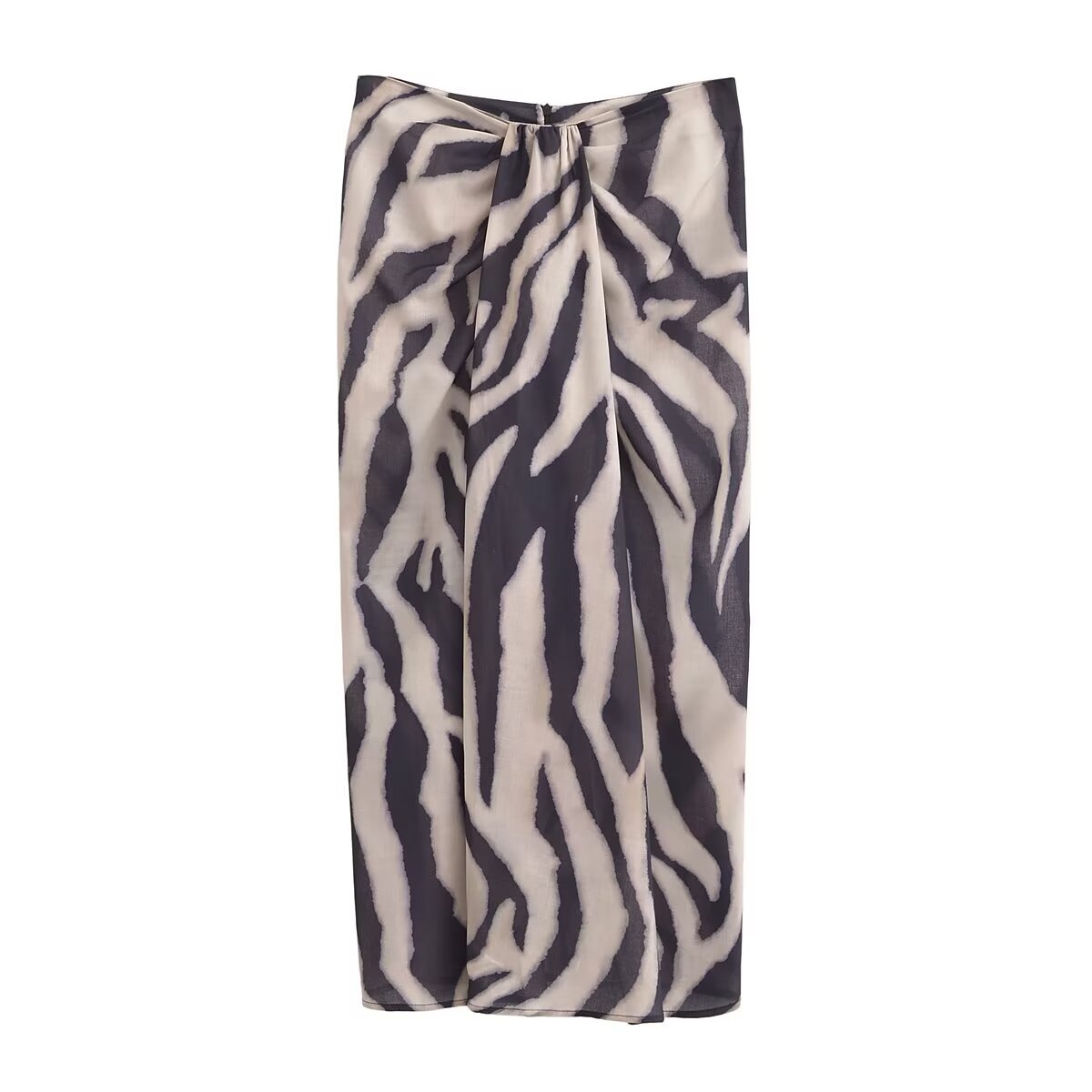 High waist slimming animal pattern slim fit skirt for women — image 2