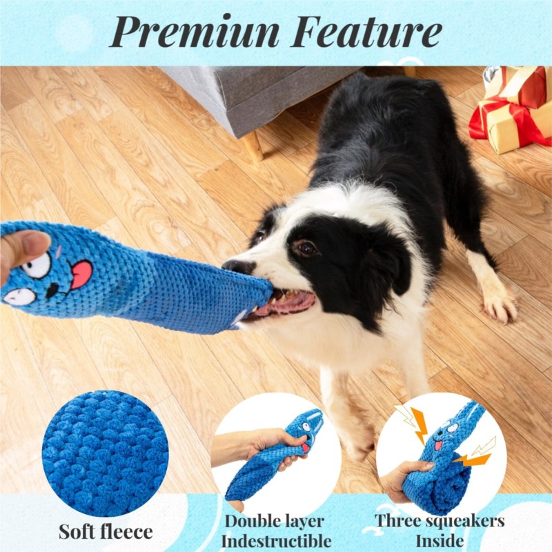 Juguetes de Rompecabezas Interactivos para Perros con Sonido, Juguetes Plush Inteligentes, Manta de Olfateo y Capacitación de Instinto para Cachorro, Juegos de Inteligencia Canina para Puppies — imagen 4