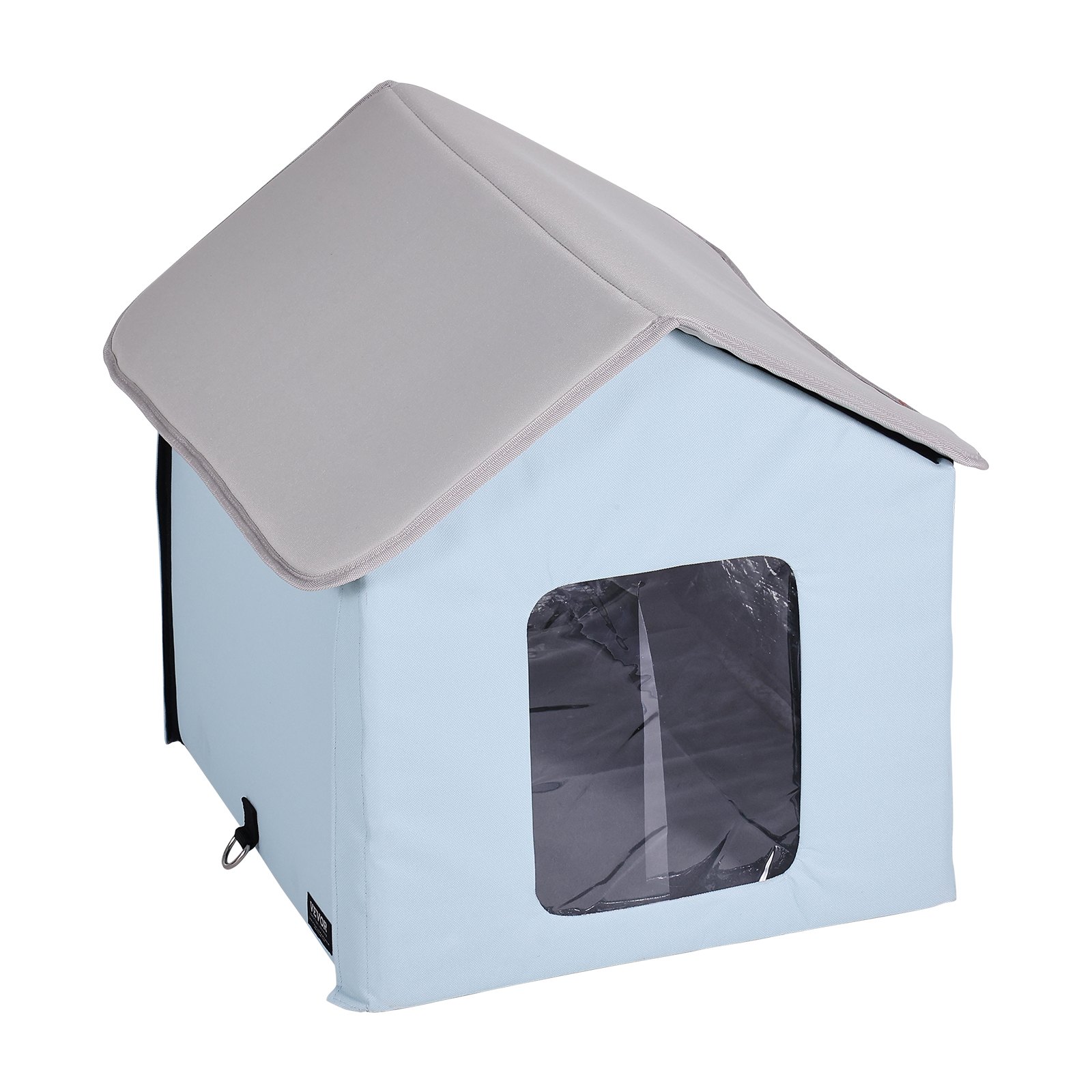 Casa Caliente para Gatos VEVOR Plegable con Plancha Calor Azul Pequeña — imagen 7