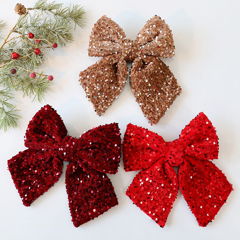 Decoración de Mariposa Navideña con Glitter, Adorno para Ventana, Ornamento de Navidad — imagen 3