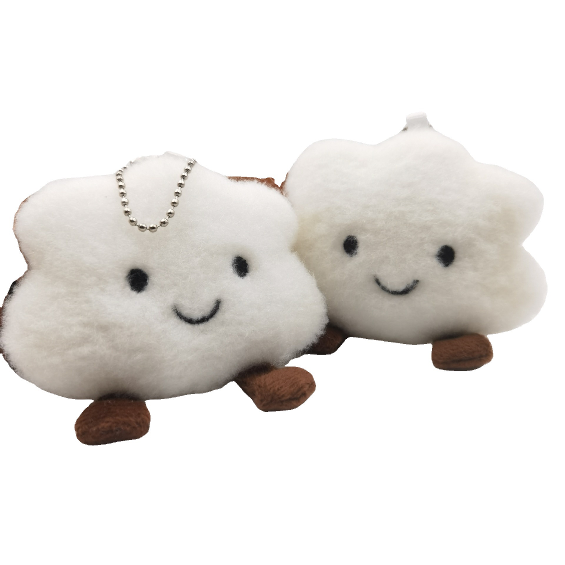 Muñecos de Cabeza de Animales de Peluche con Rostros Sonrientes y Nubes — imagen 5