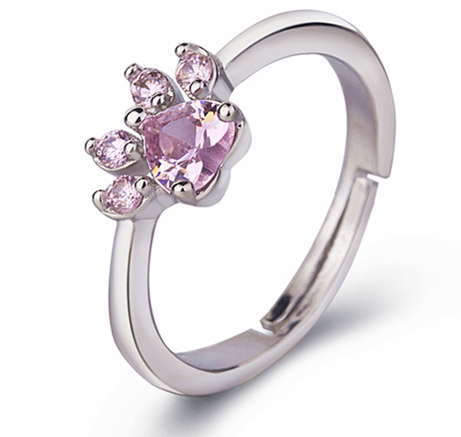 Anillo de Garra de Gato, Oso y Perro para Mujer - Conjunto de Joyas de Moda — imagen 14