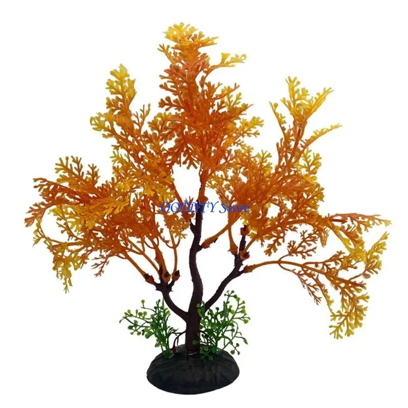 367A Plantas de Acuario Artificiales para Decoración de Peceras, Árbol Pequeño Submarino — imagen 1