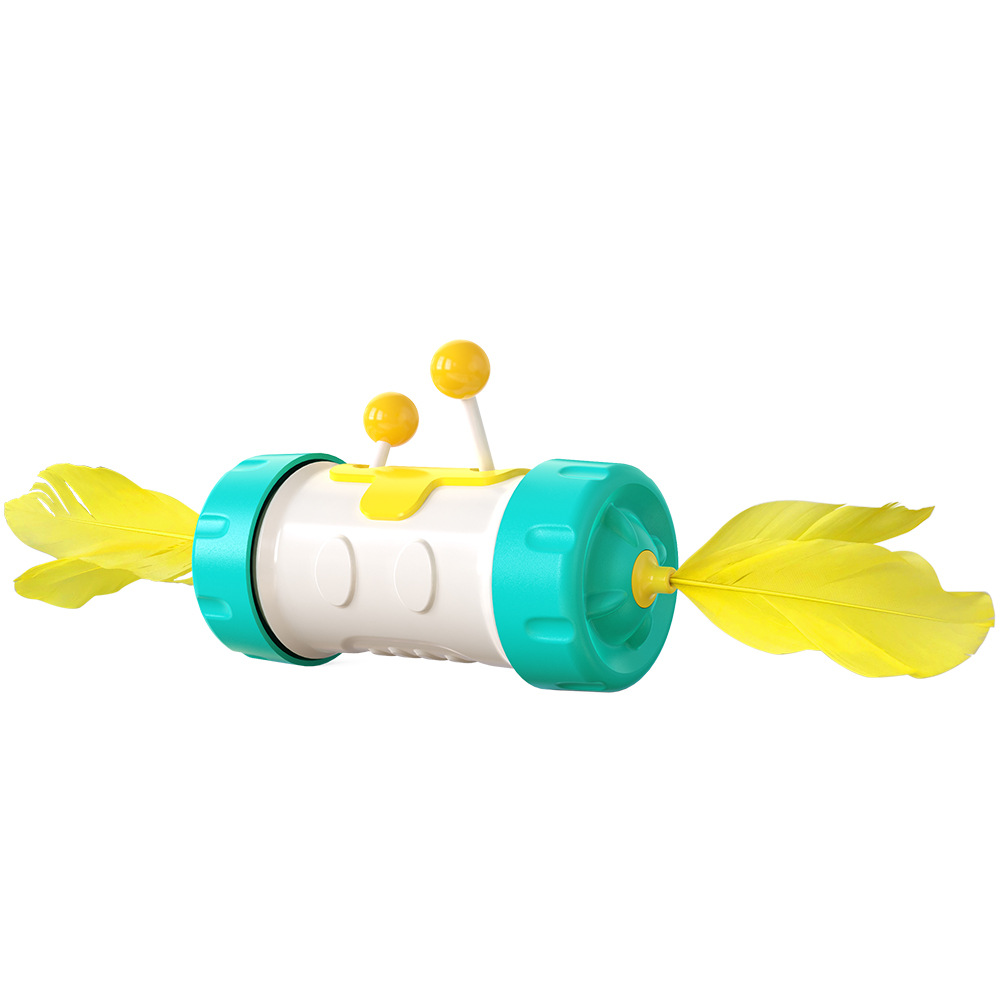 New Funny Cat Stick Cat Toy Tumbler Cat Feather Fighting Cat Ball Pet Supplies — image 7