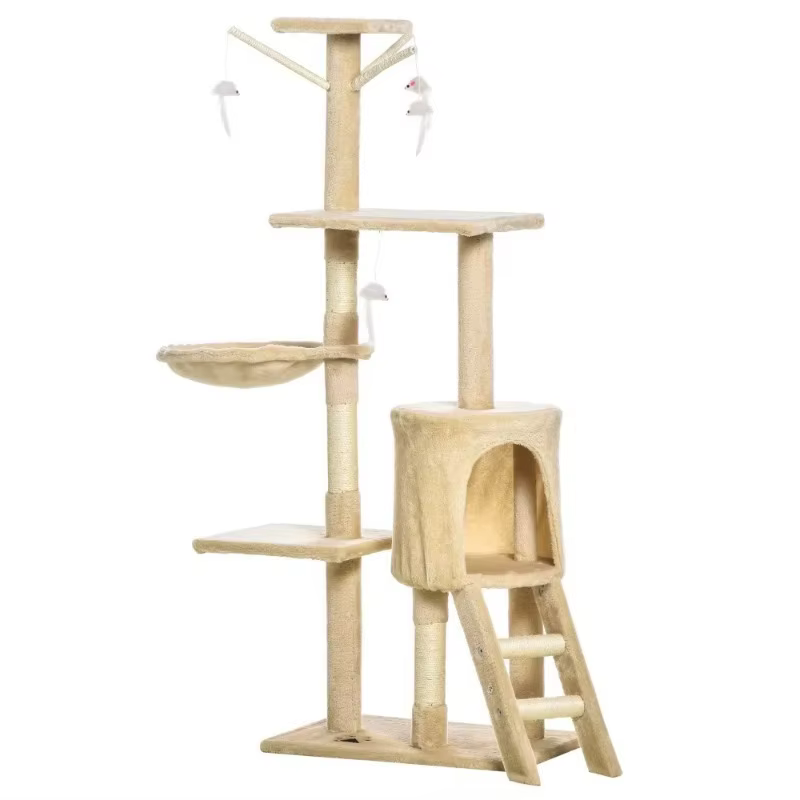 Cat Tree Suitable For Pet Toys，Condo, Jump Platforms, Hanging Toys For Cats — image 1