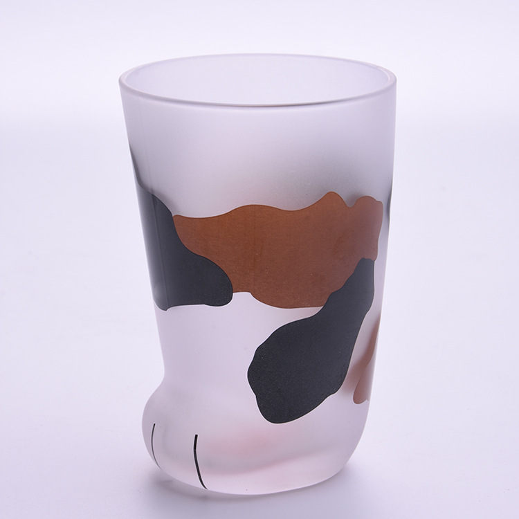 Creative Cute Cat Paws Glass Tiger Paws Mug Office Coffee Mug Tumbler Personality Breakfast Milk Porcelain Cup Gift — image 4