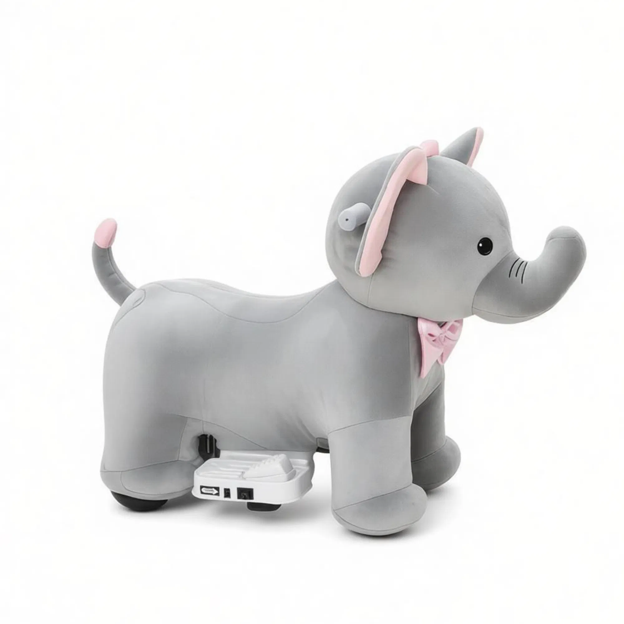 6V Electric Ride-On Horse for Kids: Music, Forward Drive, Soft Plush Body & Foot Pedal Toy for 1.5-5Years Boys Girls — image 4