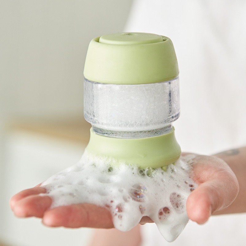 Nuevos Productos para Mascotas Cepillo de Baño para Gatos y Perros con Doble Rasuradora de Masaje en Silicona — imagen 2