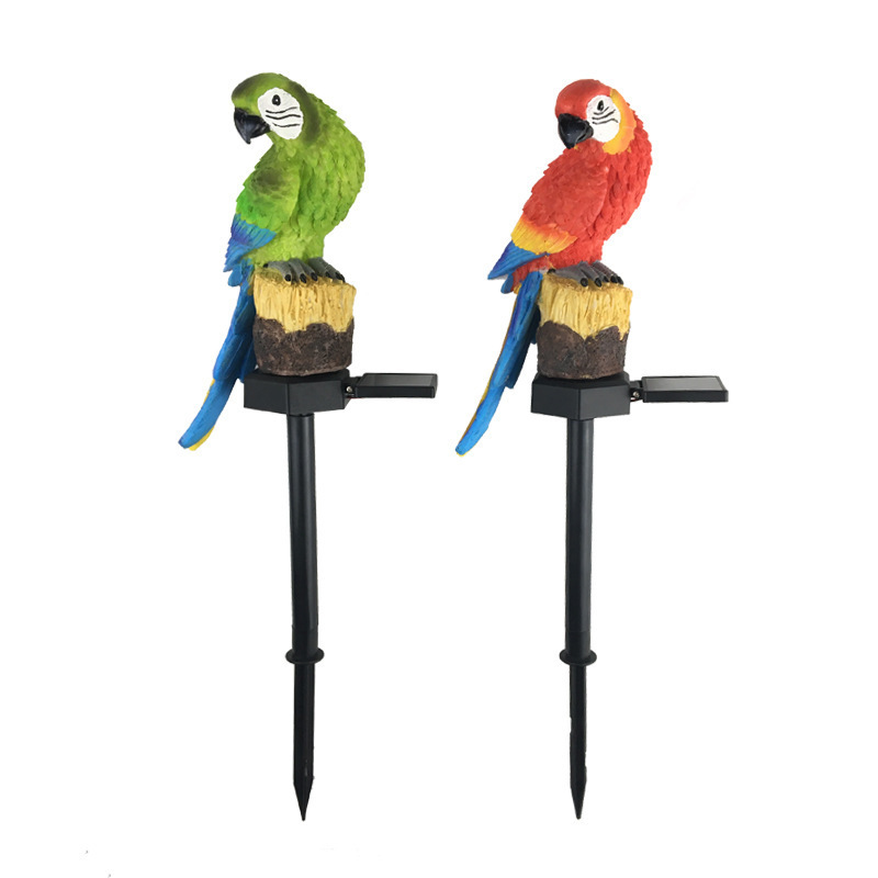 Solar Resin Parrot Floor Lamp Outdoor Park LED Landscape Lamp Park Decoration Lawn Lamp — image 5
