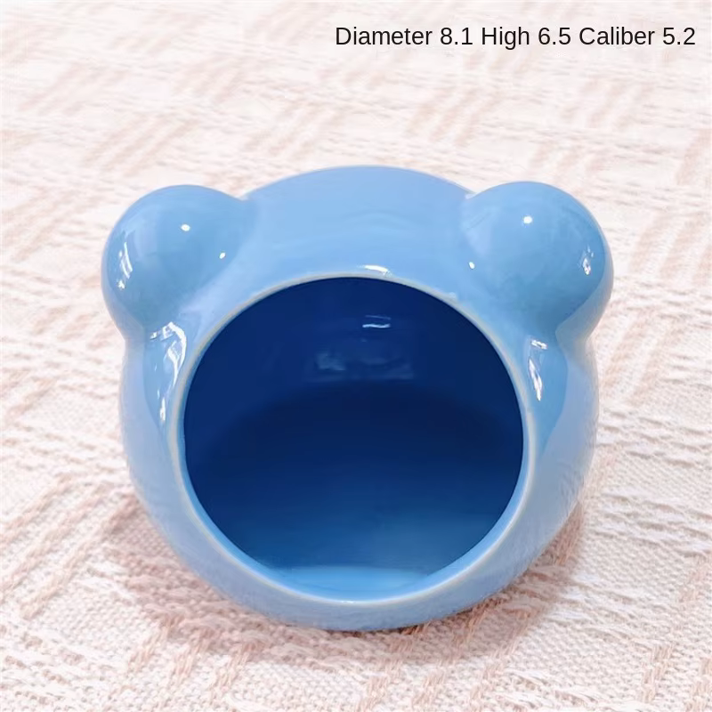 Ceramic Hamster Nest Summer Cooling Pet Ice House Ceramic Nest Dutch Pig Golden Bear Sleeping Nest Ceramic SummerHouse NewDesign — image 3