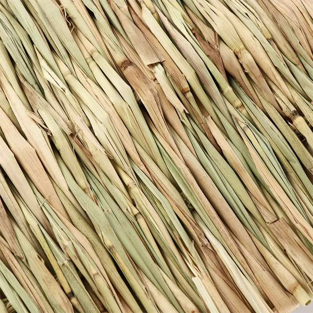 Household Woven Pet Accessories for Small Animal Bunny Hamster Sleeping Bed Grass Mat Pet Cage Pad Rabbit Grass Chew Mat — image 1