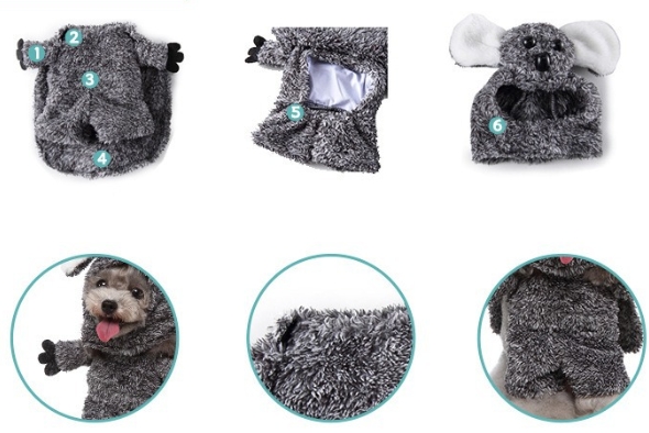 Thick dog cotton coat for pets — image 2