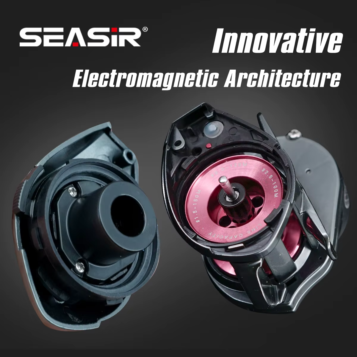 SEASIR DCAST DC Baitcasting Fishing Reel Digital Control Long Cast Carbon Washers Brass Gears 7.3:1 7+1BB Max Drag 8.5kg — image 5