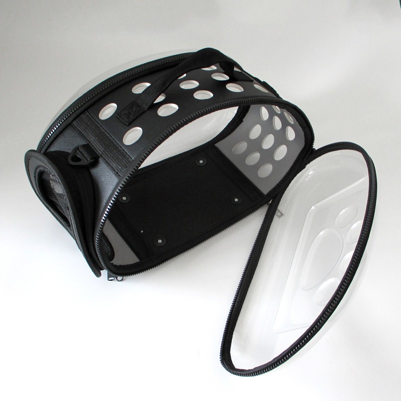 Pet Portable Carrying Bag Transparent Crossbody Foldable Cat Bag Pet Backpack Dog Universal Travel Bag Breathable Box — image 11