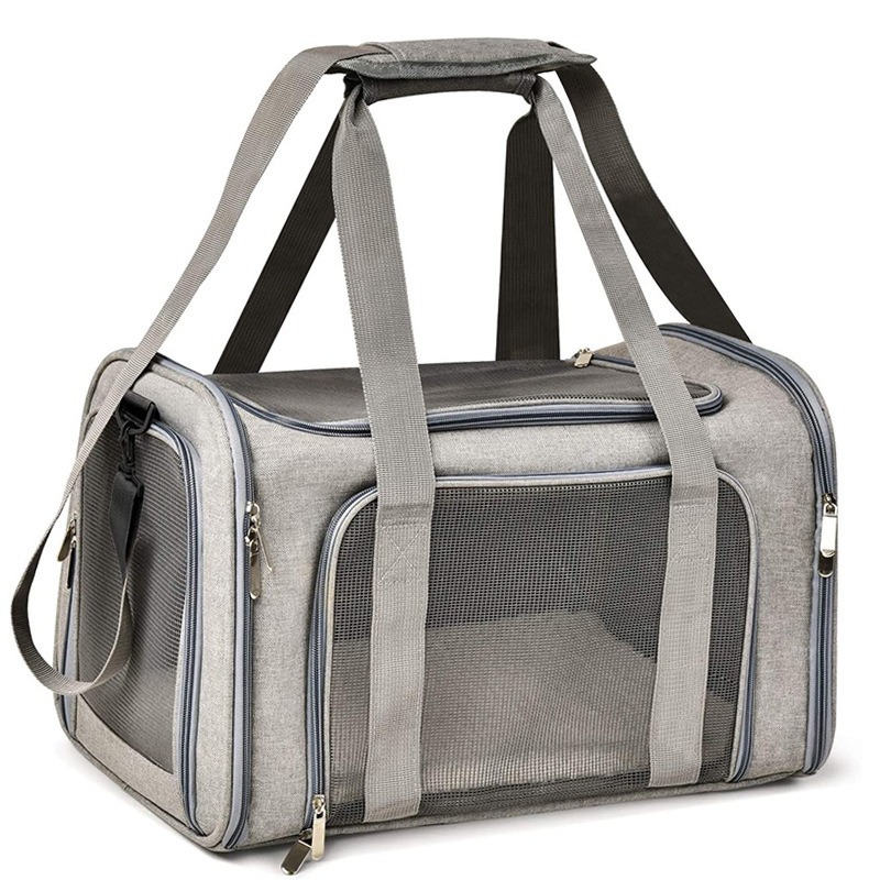 Mochila Portátil para Gatos Ligera Fácil de Transportar Bolsa de Viaje para Mascotas Transpirable Mochila para Gatos Plegable — imagen 1