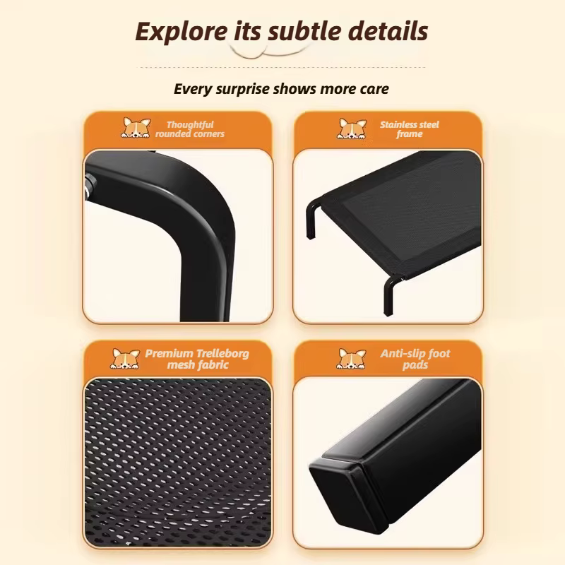 Cama Elevada para Perros, Universal para Todas las Estaciones, Cama para Mascotas Elevada, Impermeable, Gran Cama para Perros, Pequeña Cama para Perros, Manta de Sueño para Perros — imagen 4