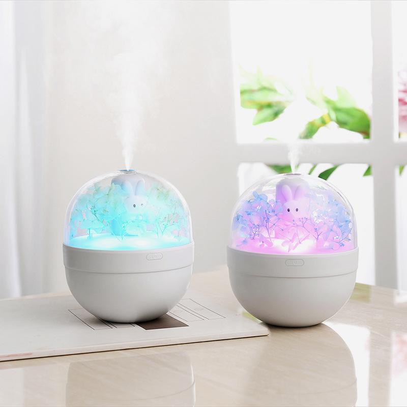 New Sweetheart Rabbit Humidifier Household USB Charging Mini Desktop Air Purifier Gift — image 1