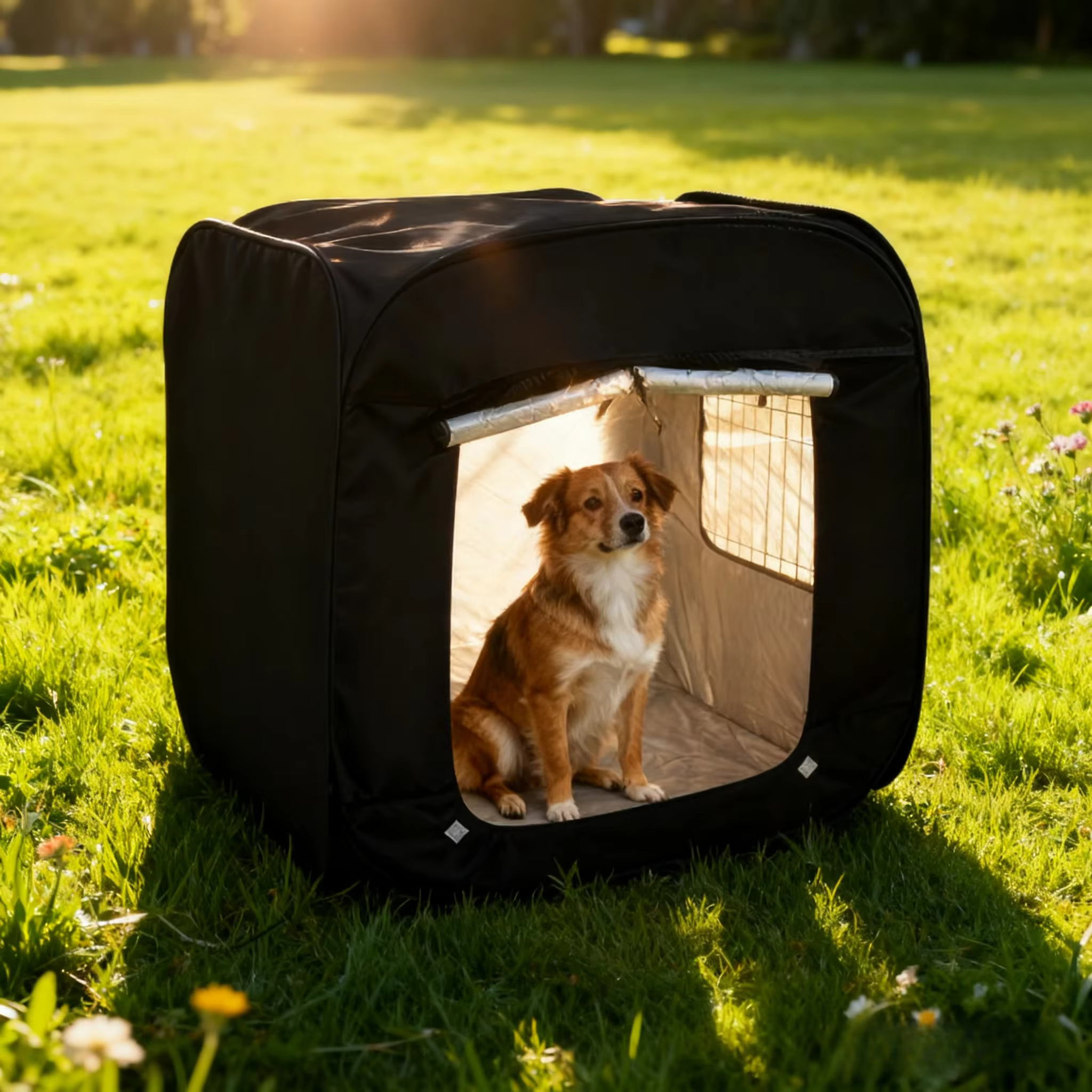 Windproof Foldable Extra Large Pet Tent Multifunctional Pet Play House Indoor Outdoor Sun Shade Training Supplies — image 5