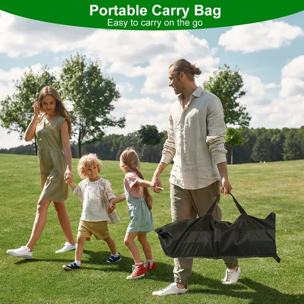 Mesa de Camping Plegable Portátil Ligera Acero de Carbono para Aperitivos, BBQ y Trabajo al Aire Libre con Bolsa de Transporte Resistente para Jardín, Playa, Camping y Pesca — imagen 3