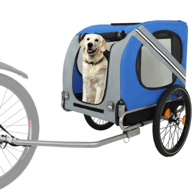 Large Folding Bike Trailer For Dogs 120LB Capacity All-Terrain Pet Carrier, Durable Steel Frame For Cycling, Jogging, Camping Outdoor Adventures — imagen 20