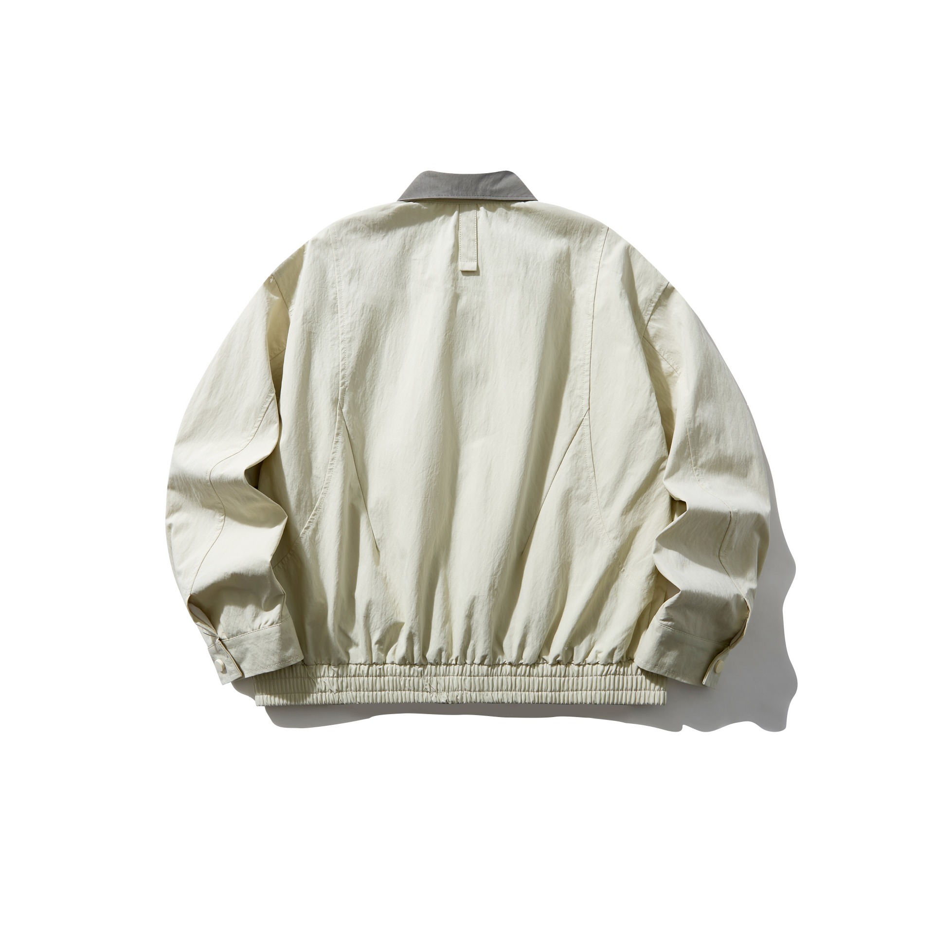 Loose Casual Barn Style Patchwork Color-blocked Notch Lapel Jacket Men — image 3