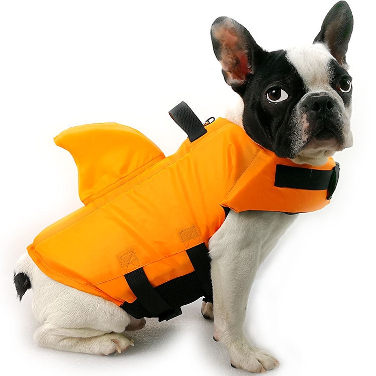 Dog Life Vest Summer Shark Pet Life Jacket Dog Clothes Dogs Swimwear Pets Swimming Suit — image 8