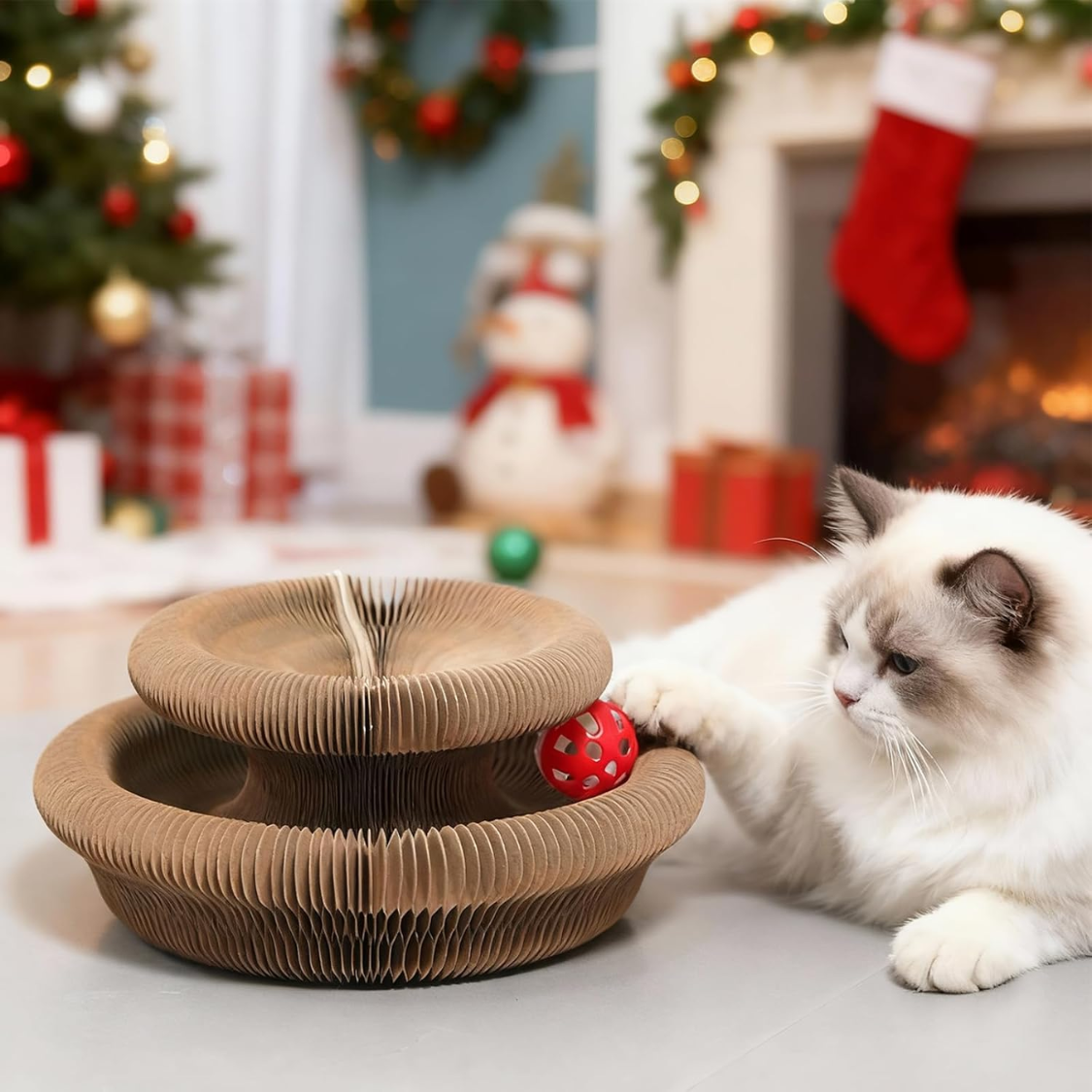 Kitty Kurlz Cat Scratcher Toy Interactive For Indoor Cats — image 8