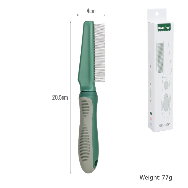 Pet Comb Cat Hair Removal Long Needle Comb Flea Comb Knot Hair Removal Comb Dog Comb Pet Supplies — image 16