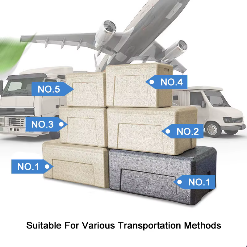 Lightweight EPP Eco-Friendly Foam Insulation Box Outdoor Camping Food Storage Box Fruit And Vegetable Ice Cube Storage Boxes — image 2