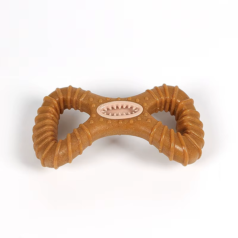 Juguete para perros resistente y a prueba de masticación, que dispensa golosinas, muele dientes, limpia dientes, suministros educativos e interactivos para mascotas — imagen 5