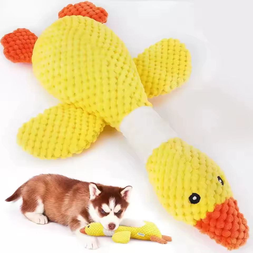 Indestructible Pet Toys for Aggressive Chewers Cats Dogs, Chew Squeak Toy Cats Dogs Interactive Plush Doll Pet Products — image 6