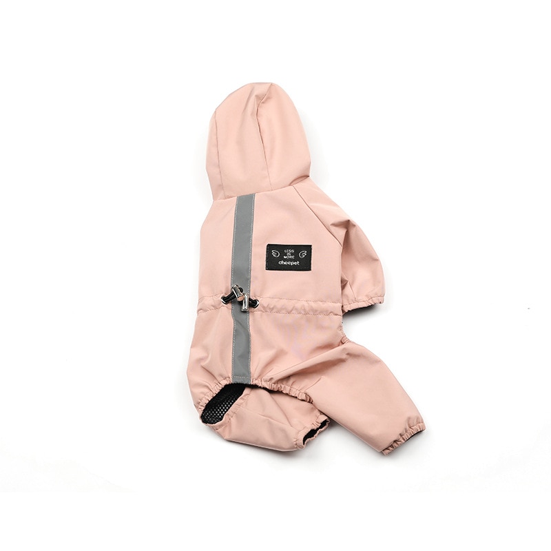 Ropa impermeable para perros - Chaqueta de malla respirable y reflejante para días lluviosos — imagen 7