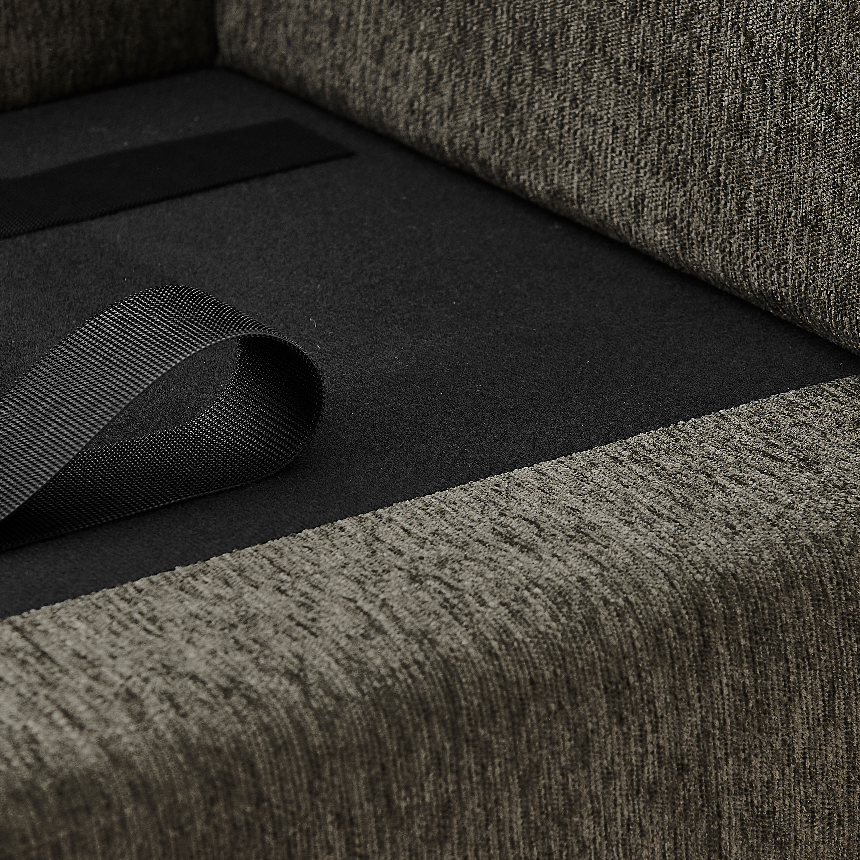 Oversized Pet Sofa, Curved Armrest Rectangular Dog Sofa, Linen Fabric Comfort Pet Couch for Large & Oversized Dogs-Dark Gray — image 8