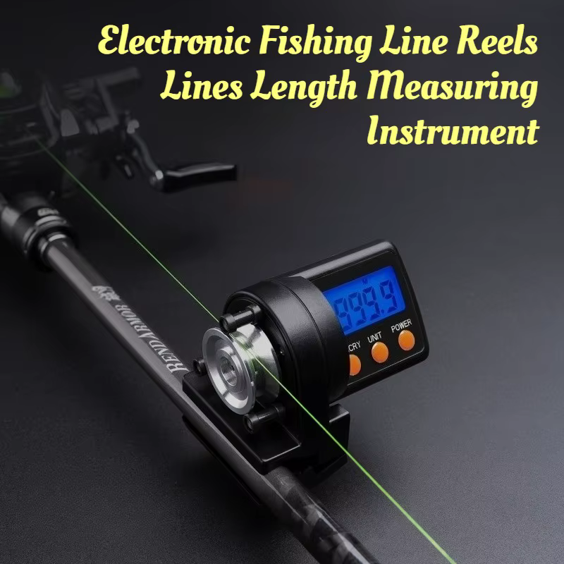 Instrumento de Medición de Longitud de Línea de Pesca Portátil y Electrónico, Ligero y Duradero, Accesorios para Carretes de Pesca — imagen 1