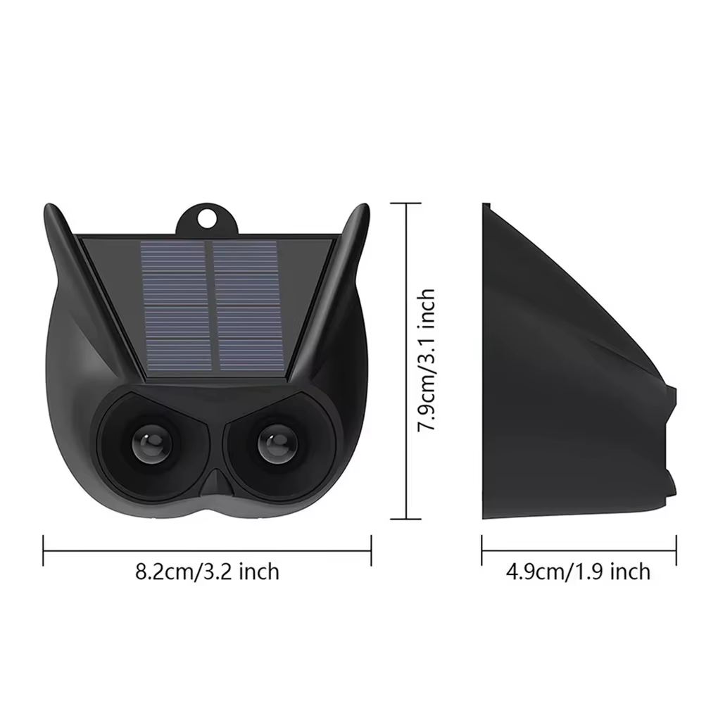 New Solar Animal Repellent Device IP55 Waterproof Wild Boar Rabbit Repeller Nighttime Deer Deterrent For Fox Raccoon Coyote — image 6