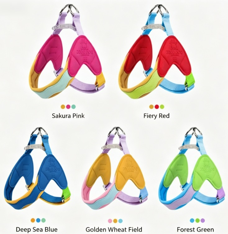 Cinturón de Vestido para Mascotas Pequeñas - Collar con Correa Anti-Escape para Perros y Gatos, Respirable — imagen 4