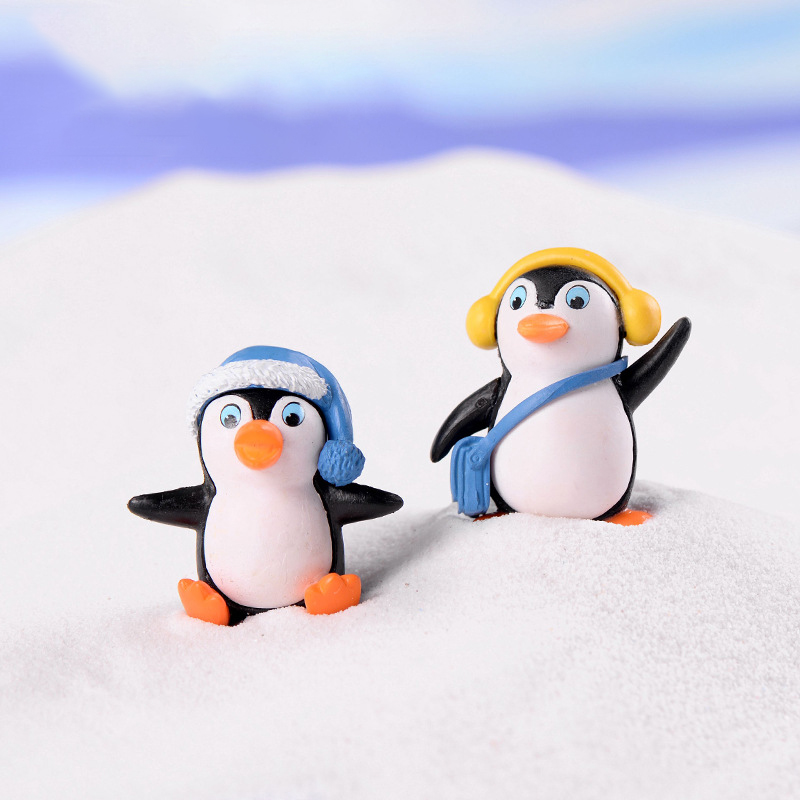 Moss Micro Landscape Jewelry Winter Penguin Male DIY Small Ornaments Multiple Internal Ornaments Crafts — image 4