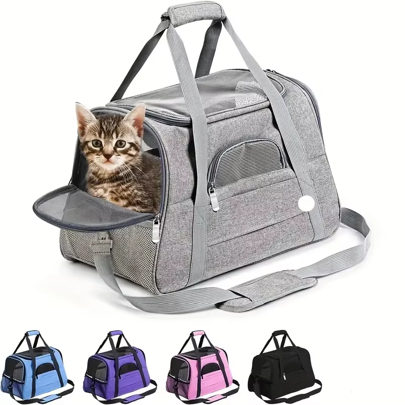 Portador para Gatos Grandes y Medianos, Portador Suave para Gatos y Perros Pequeños — imagen 1