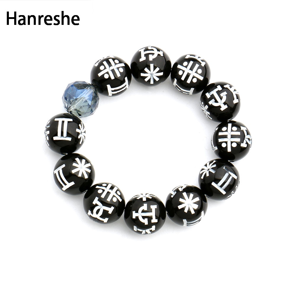 Black Panther Kimoyo Bracelet Beads Wakanda T'Challa Cosplay Marvel Movie Black Panther Black Beads Jewelry — image 1