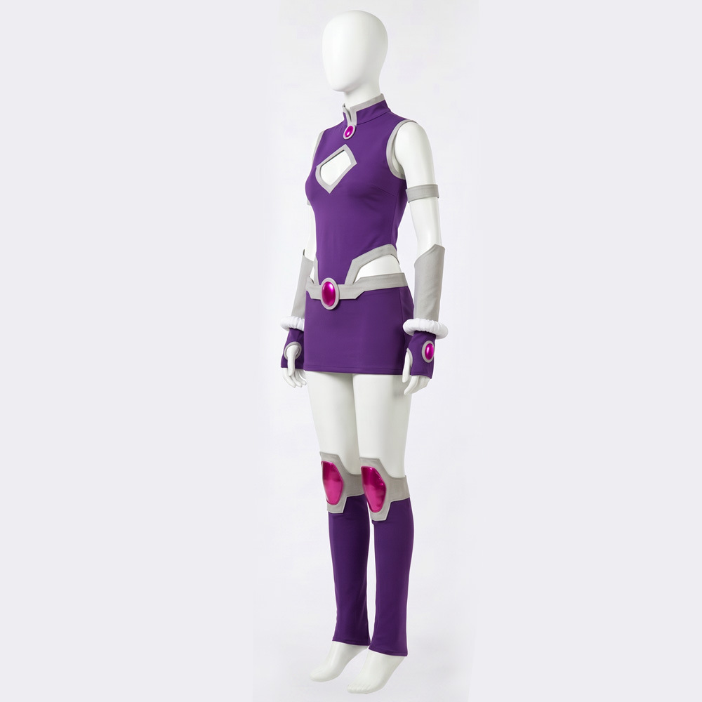 Style Teen Titans Movie Cosplay Raven Costume Halloween Dress Factory — image 4