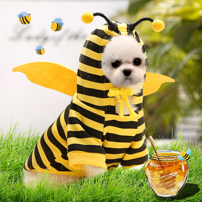 Chick Transformed Dog Cat Small Medium-Sized Dog Autumn And Winter Sweatshirt Scratch Pet Clothes Supplies Teddy Fighting Bichon — image 10