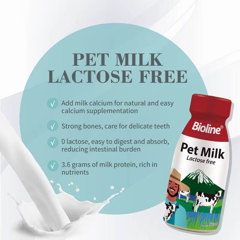 Leche para Mascotas 6 piezas Leche sin Lactosa para Gatos y Perros Suplemento Calcio Fuertes Huesos 3,6 g Proteína de Leche por 100 ml Fácil de Digirir Absorber — imagen 3
