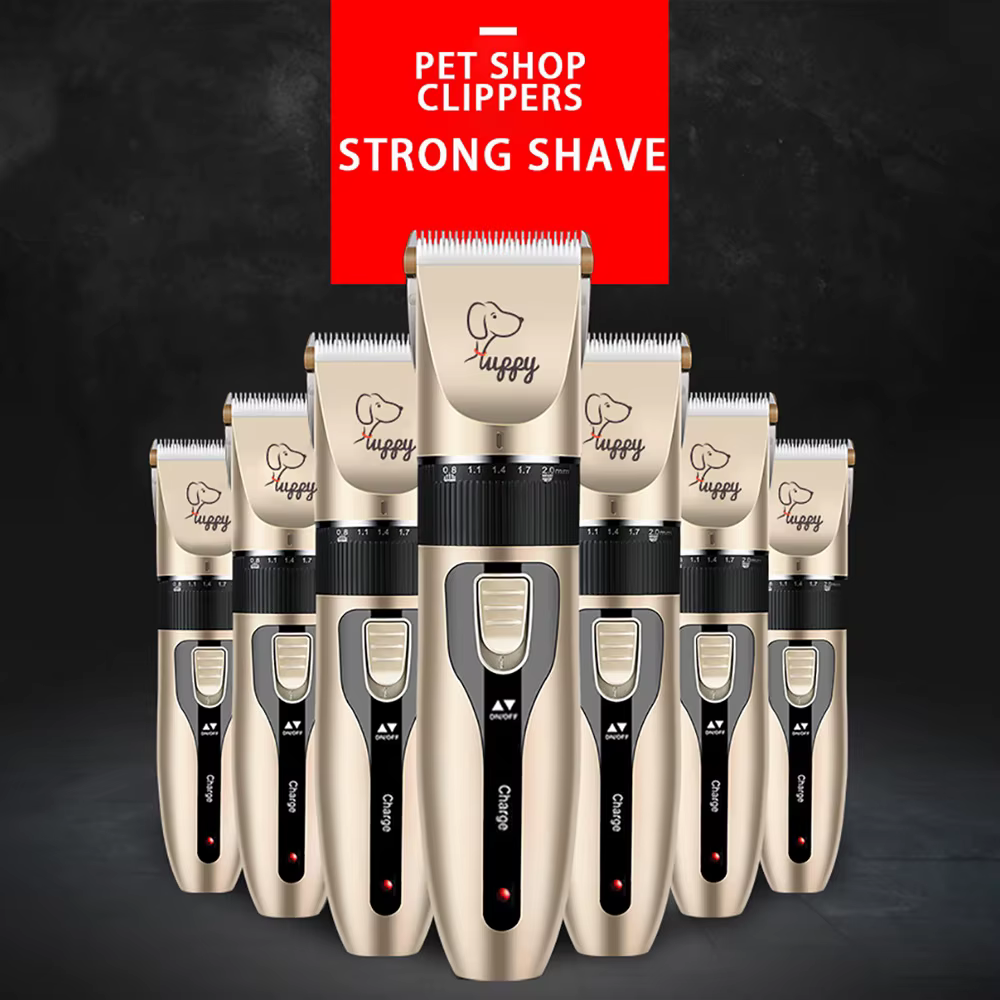 Dog Clipper Pet/Cat/Rabbit Hair Clippers Grooming Haircut Professional Trimmer Shaver Set Pets Cordless Rechargeable Promotions — image 2