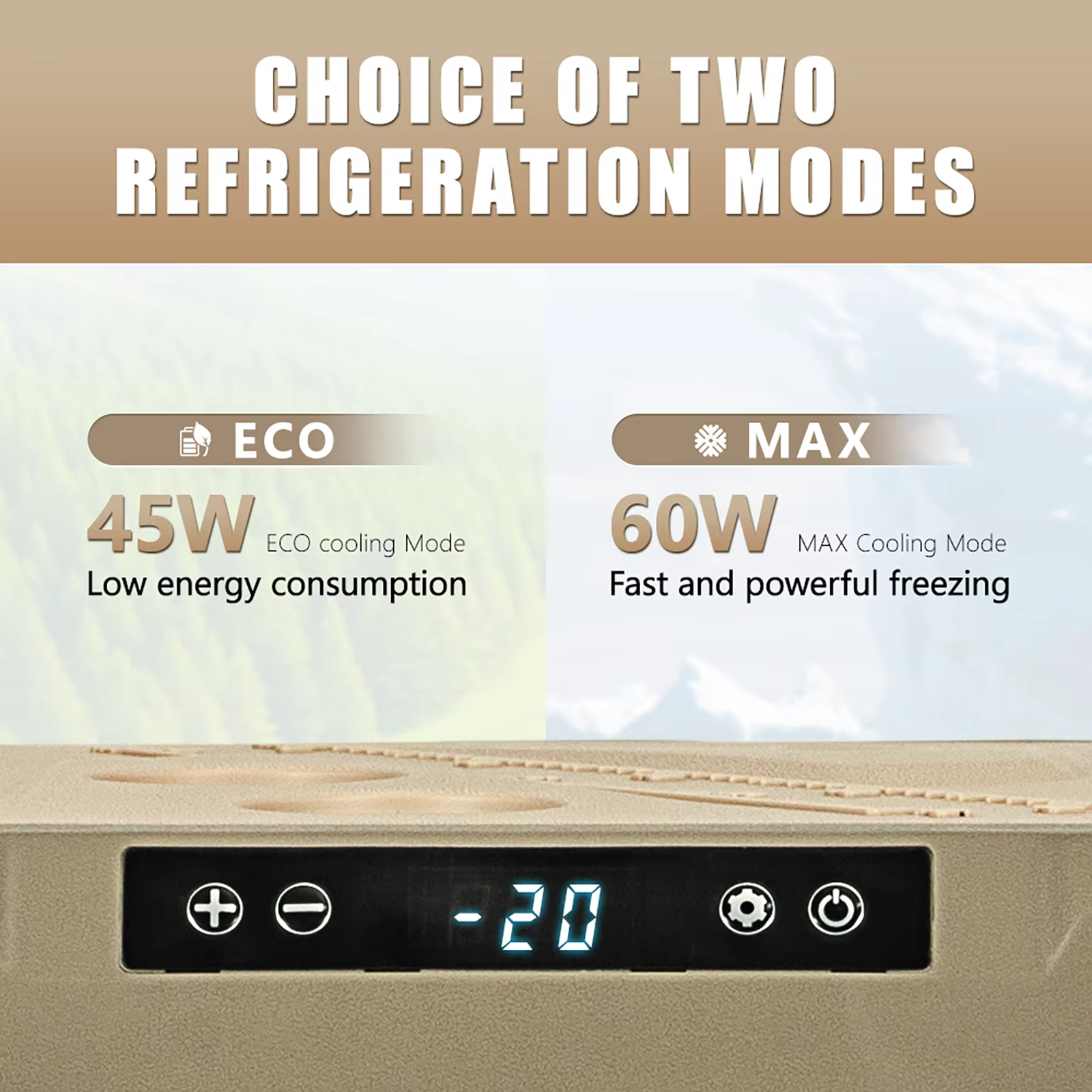 Alpicool 30 Quart GE30 Portable Car Refrigerator, 12 Volt Car Freezer, Fast Cooling Fridge, with 12/24V DC and 100-240V AC — image 2