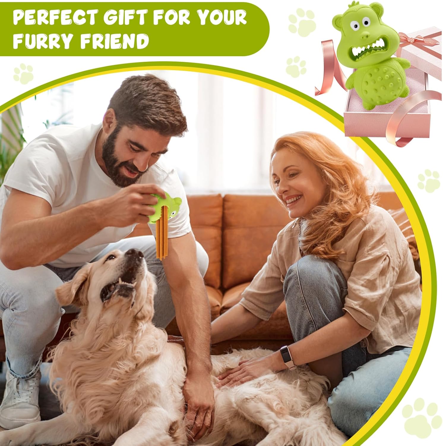 Dog Toys For Aggressive Chewers Natural Rubber Squeaky Dog Toys Indestructible Dog Toy Dog Chew Toys For Aggressive Chewers Interactive Tough Durable Dog Toys Dog Toys To Keep Them Busy — image 4